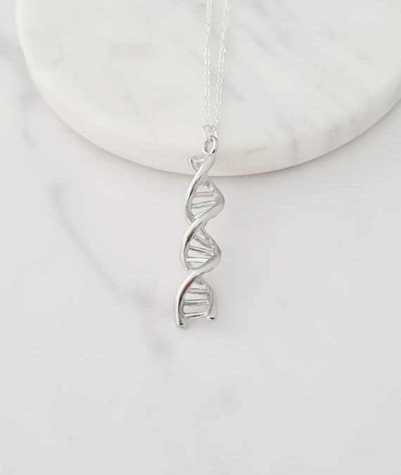 DNA Necklace Double Helix Pendant DNA 