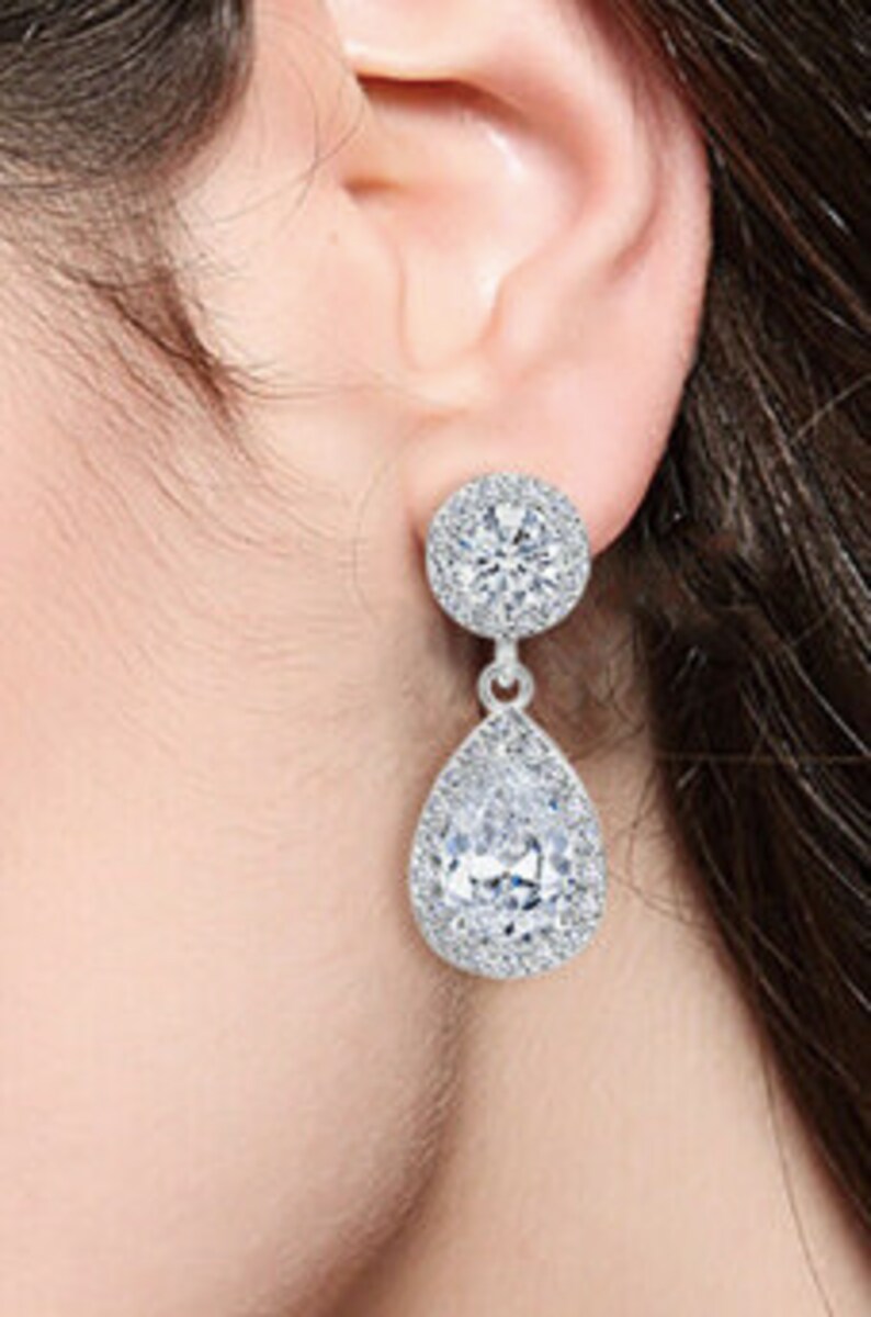 Dangles Silver Teardrop Tunnels Earrings Gauges Plugs 8g 3mm Etsy