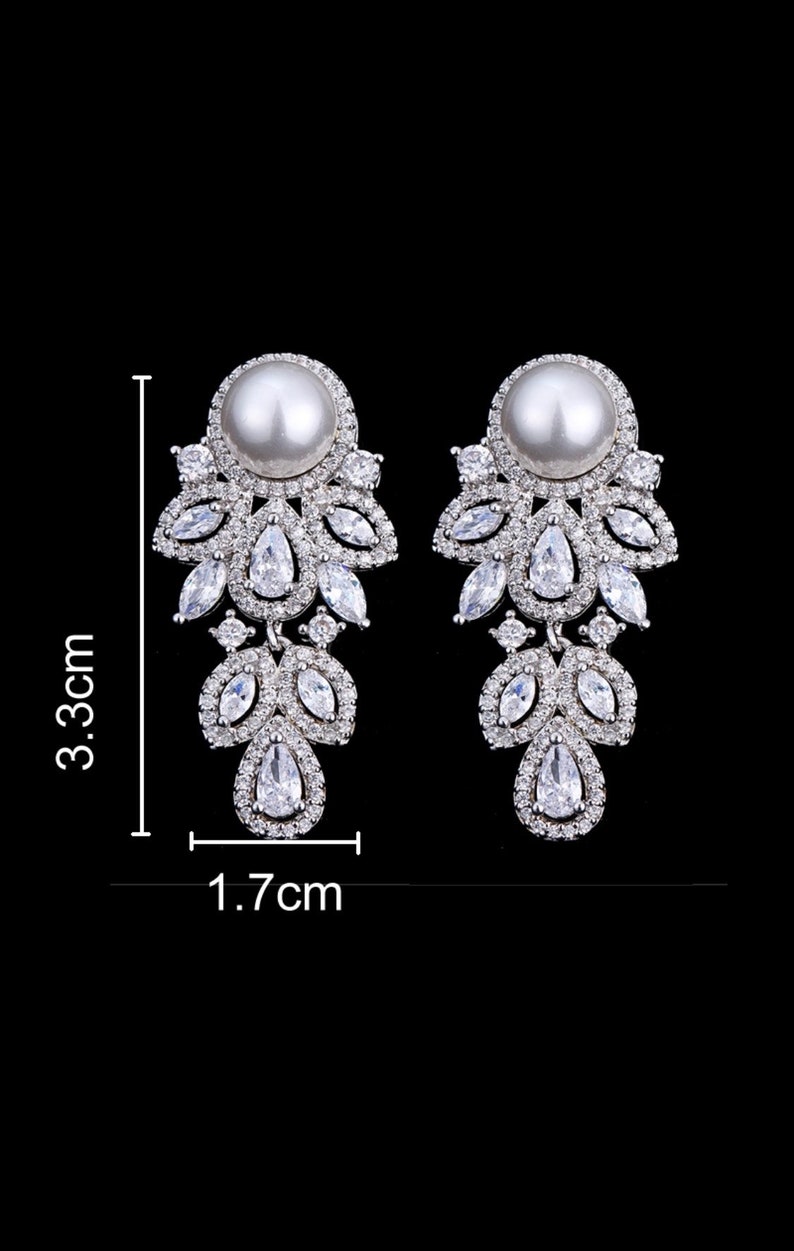 Pair Pearl Leaf Dangle Drops GOLD Wedding Gauges tunnels Plugs earring 8g 6g 4g 2g 0g 00g 716 12 3mm 4mm 5mm 6mm 8mm 10mm 11mm 12mm