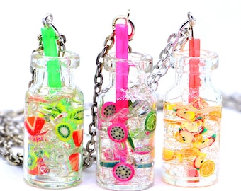 Fruit infusé thé collier