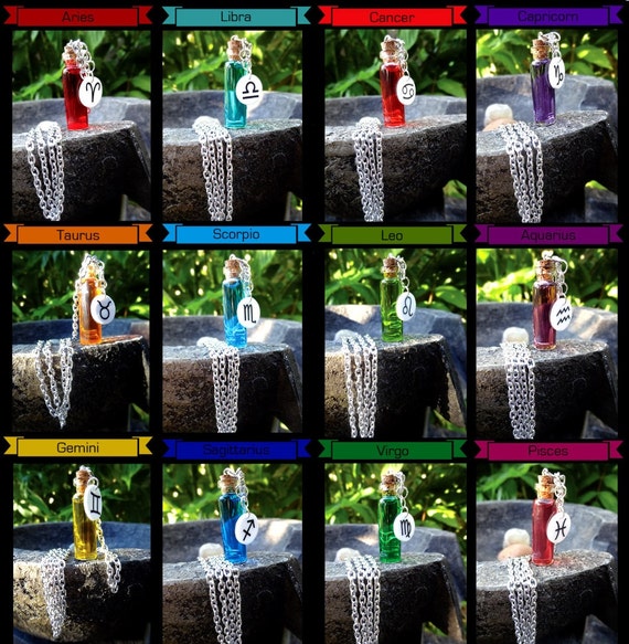 Zodiac Color Necklaces