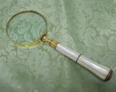 French Opera Glass Handled Magnifying Glass