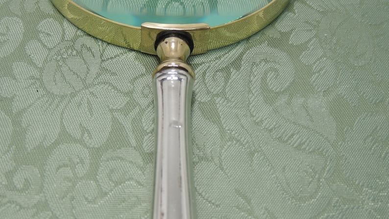 1920/'s American Sterling Silver handle Magnifying Glass.