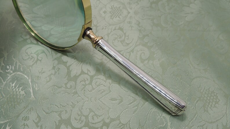 1920/'s American Sterling Silver handle Magnifying Glass.
