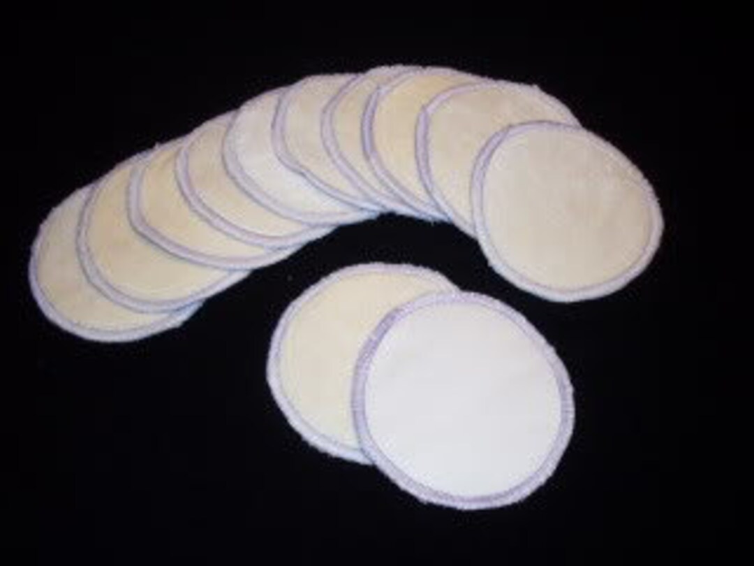 1 Dozen Reusuable Breastfeeding/nursing Pads With PUL Backing zorb