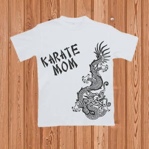 Semi-Custom-Karate-Mama-T-shirt