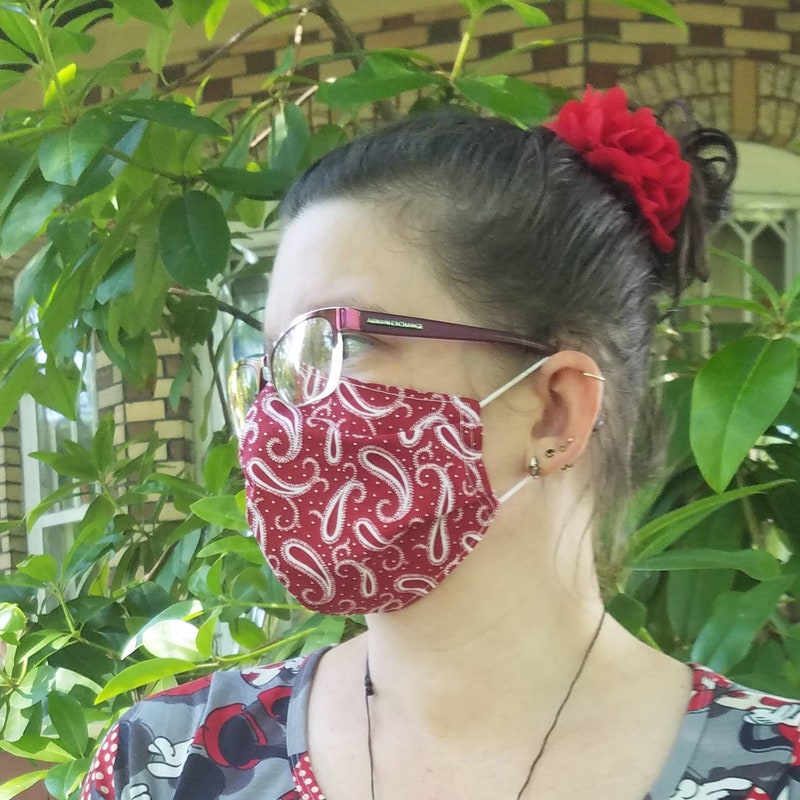 Denim Face Mask - Etsy
