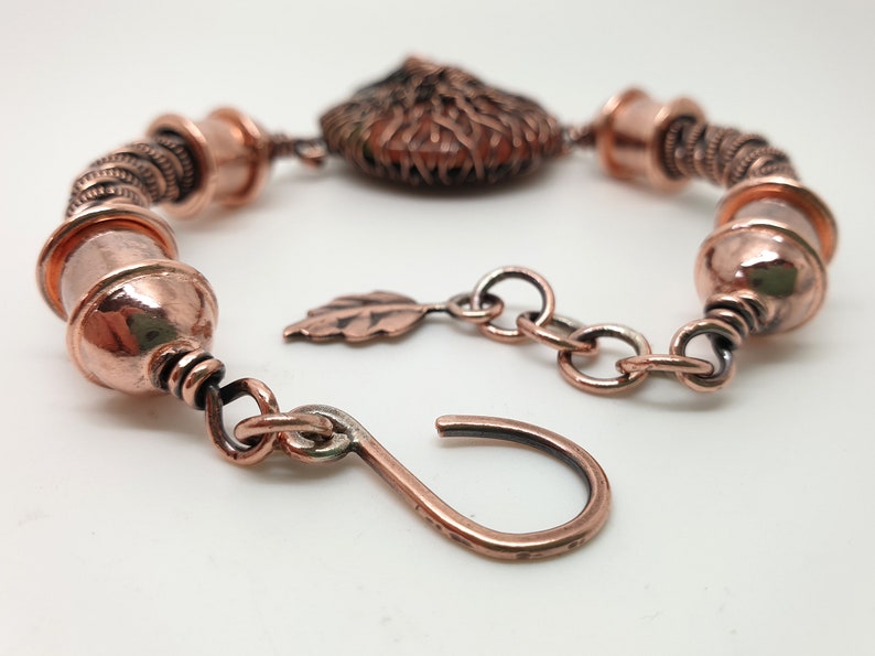 Statement Jewellery Tree Amulet Unakite Tree Of Life Bracelet Wire Wrapped Jewellery