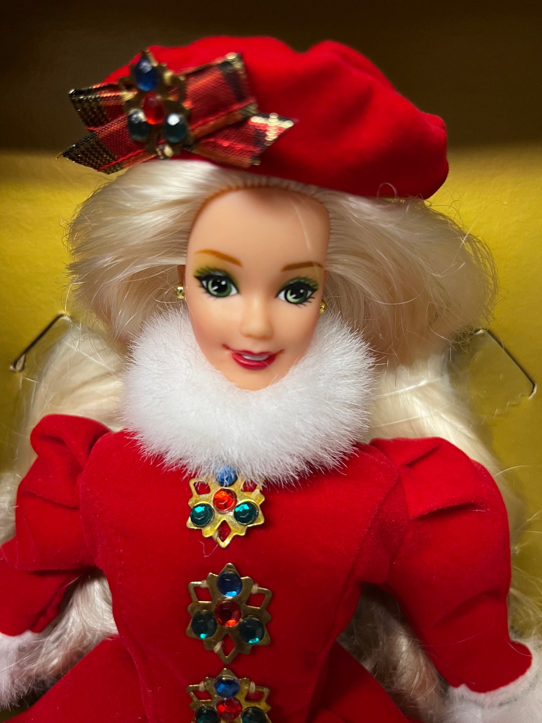 Toys | Barbie The 1996 Jewel Princess Barbie Is A Stunning Doll Barbie Wears A Red Vel 6896b9633509d1fd4fe02718