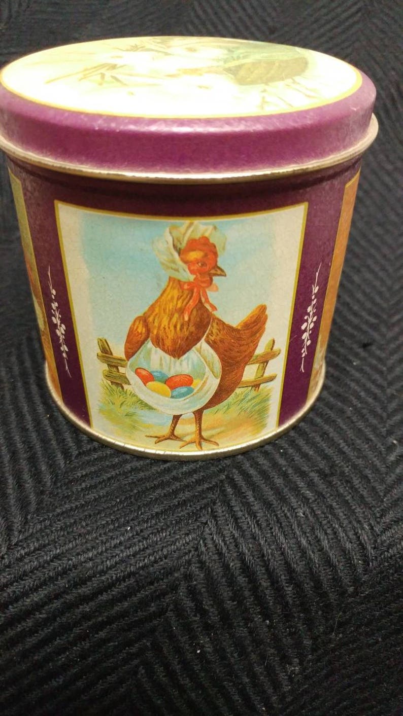 Vintage Easter TIN With Lid Chein Bristol Ware Made in USA Etsy UK