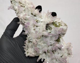 BIG Exquisite Vera Cruz Amethyst Cluster – Rare & Soft Purple Crystal!