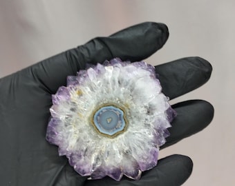 50g seltene Amethyst Scheibe aus Uruguay - das Purpur der Natur!