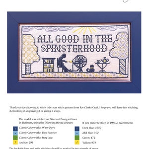 SPINSTERHOOD: Digital cross stitch pattern
