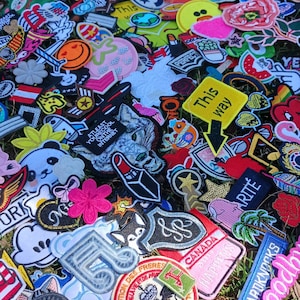 IRON Bundle of 1000/500/200/150/100/75/50/25/10 Randomly Pick Mystery Iron on Patches Surprise Variety Brand New Quality Free USA Shipping image 4