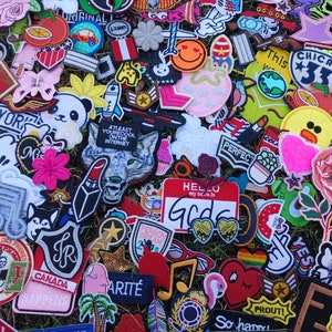 IRON Bundle of 1000/500/200/150/100/75/50/25/10 Randomly Pick Mystery Iron on Patches Surprise Variety Brand New Quality Free USA Shipping image 5