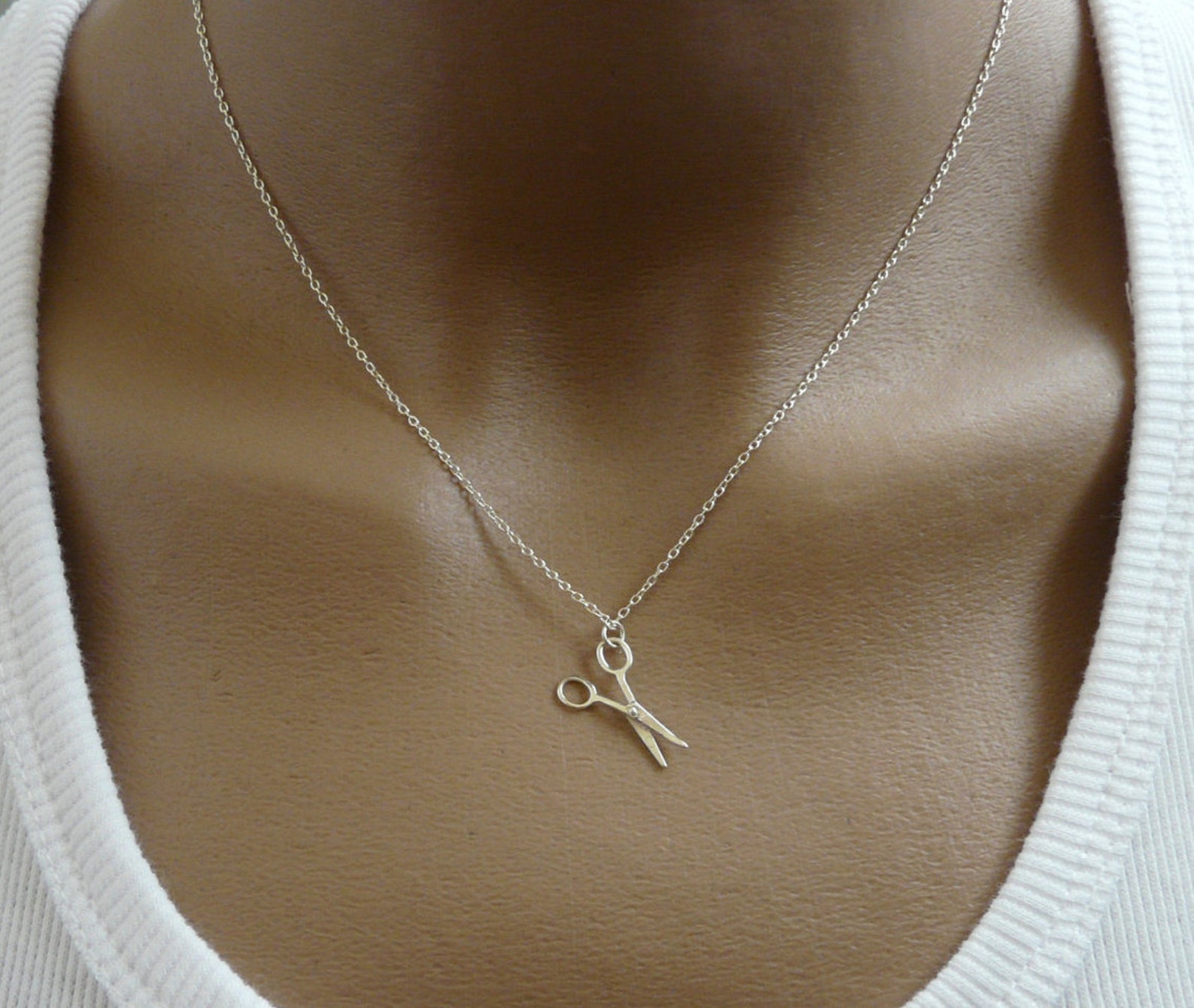 Scissors Necklace Gold Filled Necklace Stylist Gift Hair Etsy