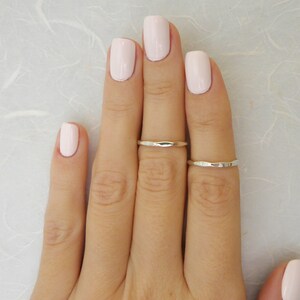 Sterling silver knuckle rings, Stacking rings,2 knuckle ring, Silver knuckle ring, Fashion mid ring, Dainty ring