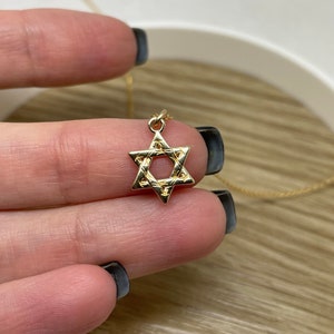 Star of David necklace, Jewish star necklace, Magen david, Israeli jewelry, Made in Israel, Judaica necklace