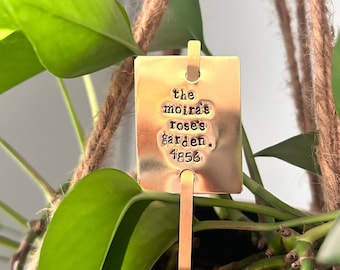 THE MOIRA'S rose's garden, plant stake, plant marker, funny plant lover gift, housewarming gift, schitts creek Moira gift