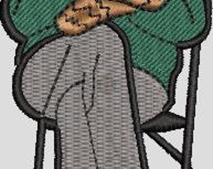Bernie Sanders Meme Machine Embroidery File/DST zsk/to5/jef/sew/ped/shv/hus/xxx/pcm/ 3.95 x 1.75 in/Inauguration Bernie Meme/