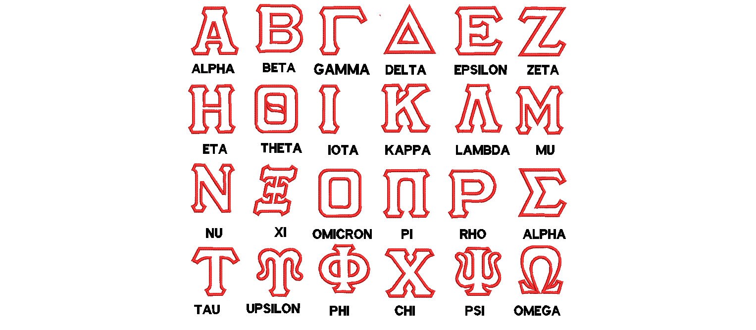 Greek Letter Embroidered 3 Round PatchCustom Embroidered FraternitySorority PatchDevine Nine Greek Lettered Patch