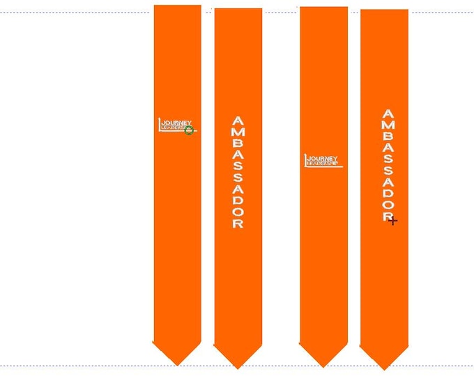 Reserved for Dway/10 Custom Embroidered Journey Graduation Stoles