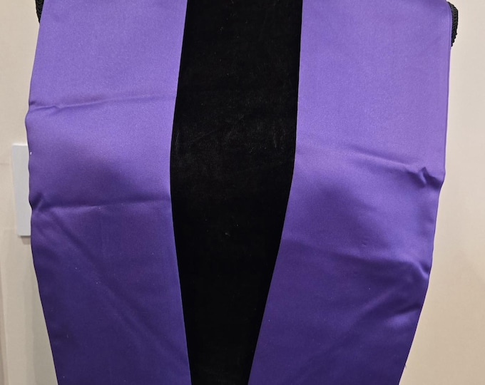 BLANK Satin Graduation Stoles/Classic Pointed Tip Graduation Stole/Polyester Satin Graduation Stole