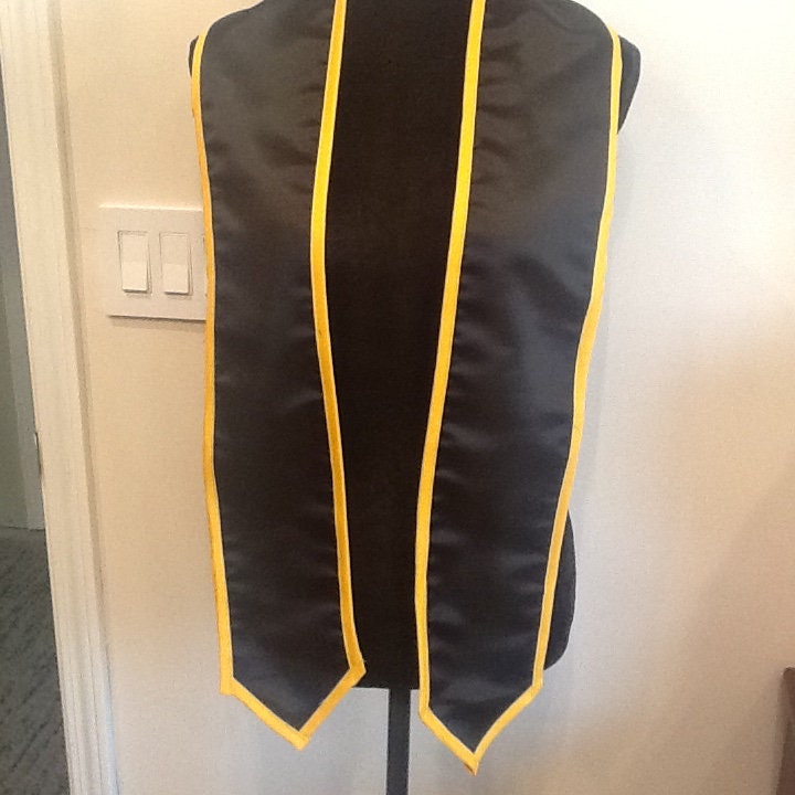 Custom Embroidered Graduation Stole for D Johnson
