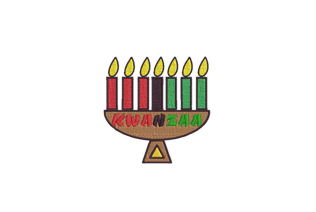 KWANZAA KINARA 002 Embroidery Design/ 3 4 6 Etsy
