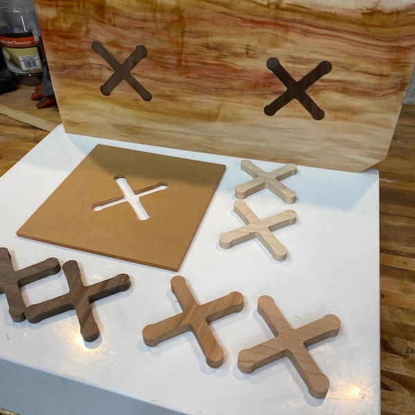 Plantilla de punto holandés y pajaritas.