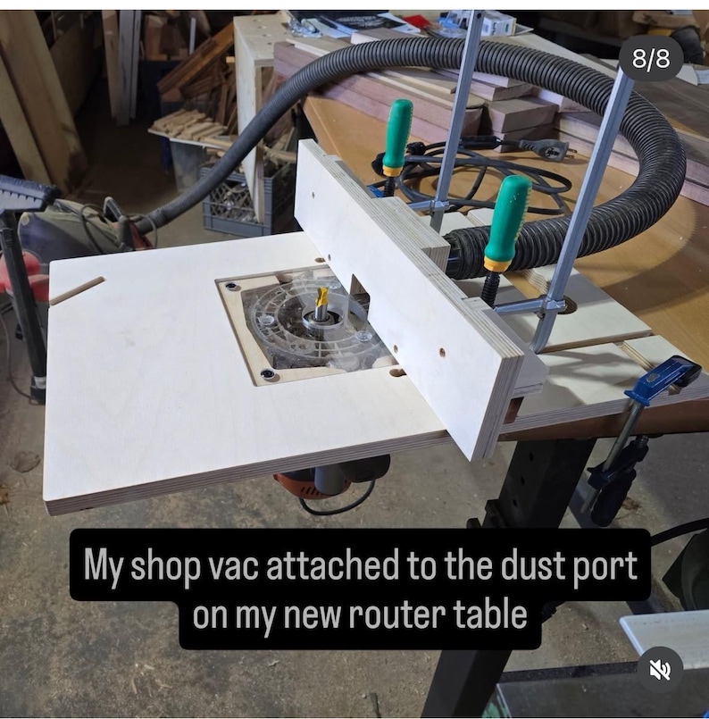 Router Table and Fence for Full Sized Router Small Shop Version - Etsy