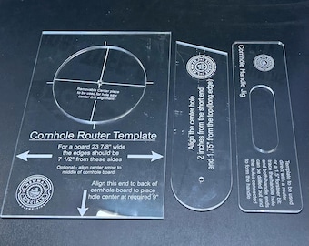 Cornhole Template Combo - all the templates you need in one place!