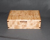 Curly maple jewelry box