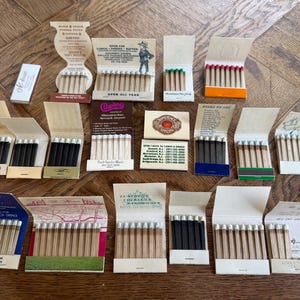 20 matchbooks from iconic New Jersey Restaurants