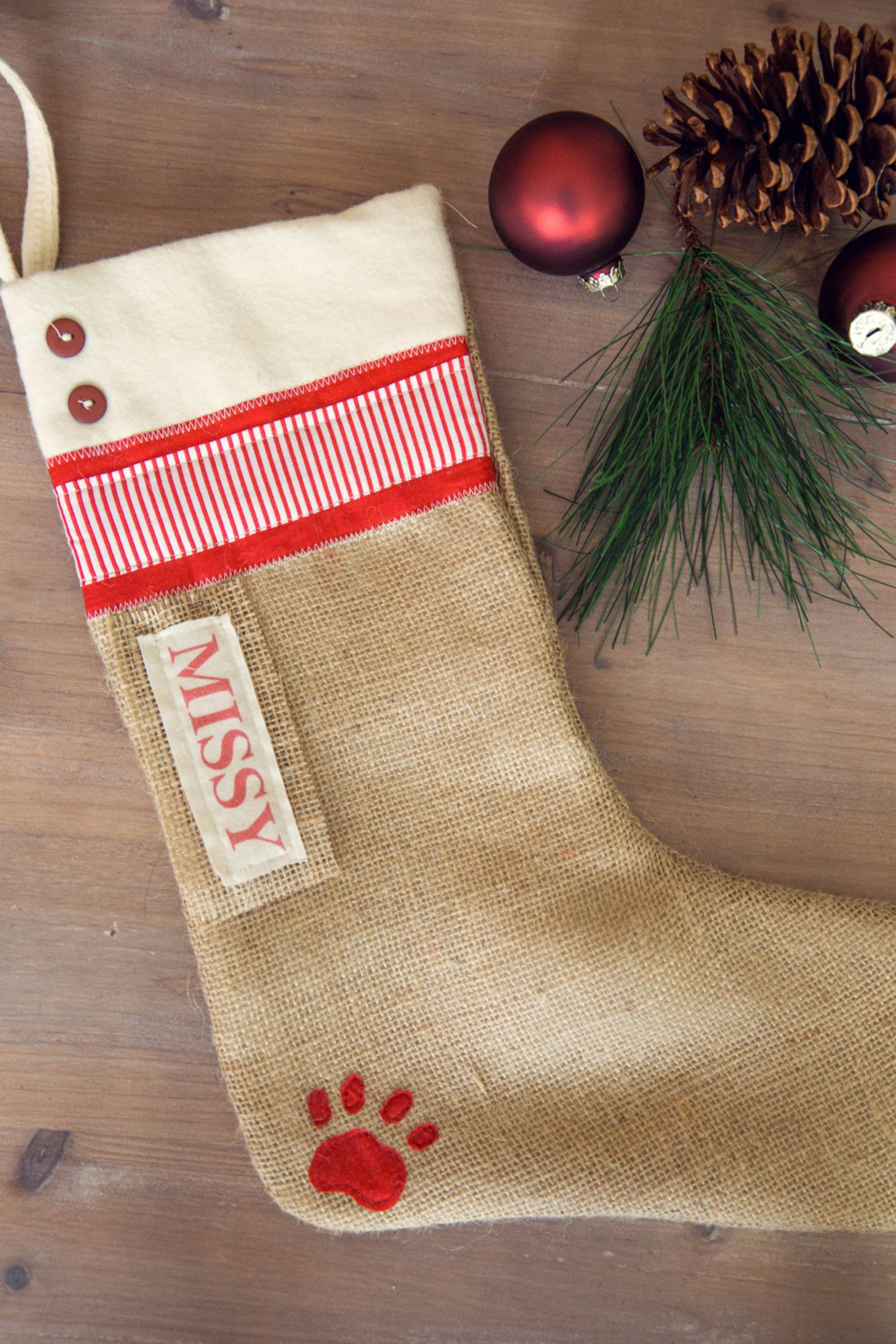 Personalized Pet Stocking Etsy
