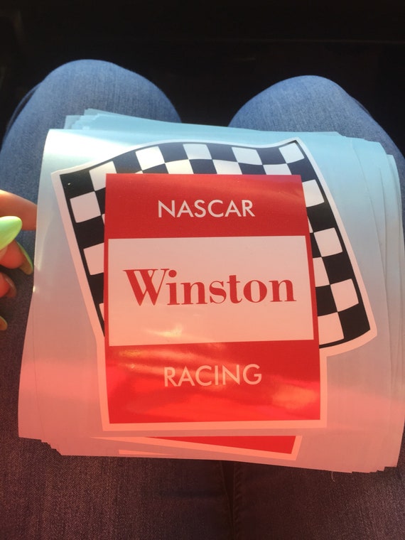 Winston cigarettes racing vintage Sticker- Hot Rod, Custom Shop,  NightStalker, Rockabilly, Gasser, Dragracing, Circle Track, NASCAR
