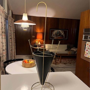 Mid Century Modern Umbrella Stand Retro Vintage Storage