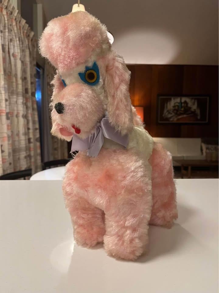 Stuffed pink poodle - Etsy 日本