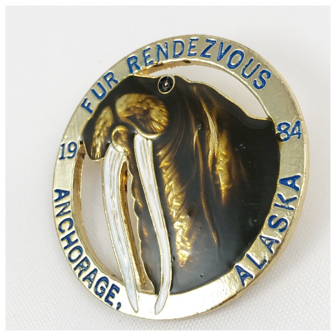 1984 Fur Rendezvous Anchorage Alaska Fur Rondy 1984 Pin / Etsy