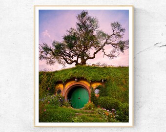 The Hobbit Bag End The Shire | Lord of the Rings | Tolkien Gift | Photography Print