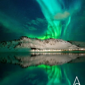 Aurora Borealis | Norway Arctic Circle | Northern Lights | Wanderlust Gift | Photography Print
