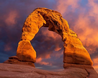 Impresión fotográfica de Delicate Arch, Parque Nacional Arches, Utah