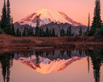 Tipsoo Lake Mt. Rainier National Park Washington PNW | Wanderlust Gift | Photography Print