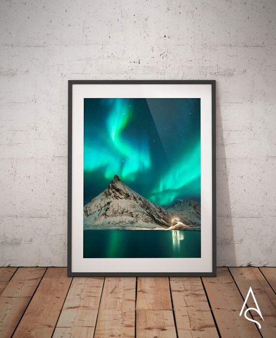 Northern Lights Over Bridge in Norway Night Sky Lovers