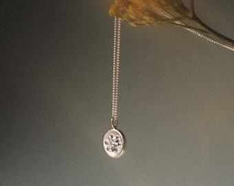 Diamant Blumen Halskette, Brautschmuck