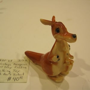 Kangaroo with Joey Incline Walker Toy