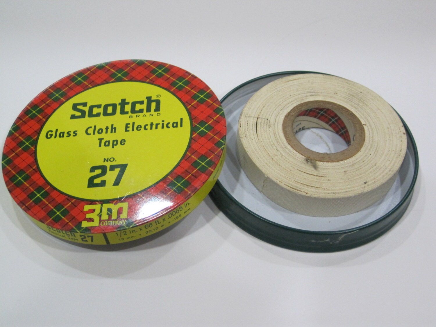 Vintage Tin Scotch No. 27 Glass Cloth Electrical Tape Etsy