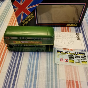 Solido 4404 London Double Decker Bus in Green
