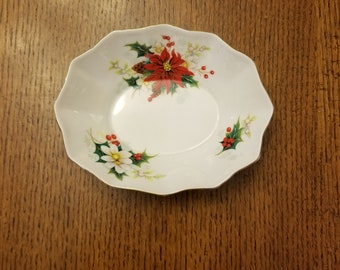Royal Albert Bone China Weihnachtsstern Oval Konfektteller