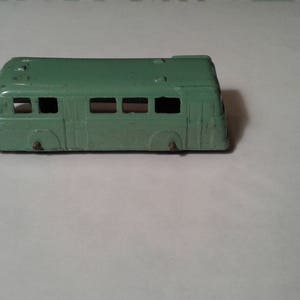 Tootsietoy USA 1949 Twin Coach Die Cast Bus Green